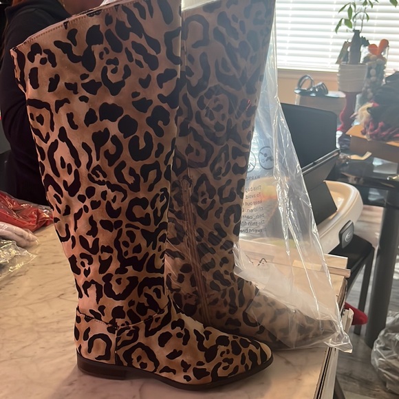Luna Knee High boots Leopard (Band of Gypsies) - Picture 2 of 4